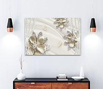 Glamour Obraz Diamantové kvety 